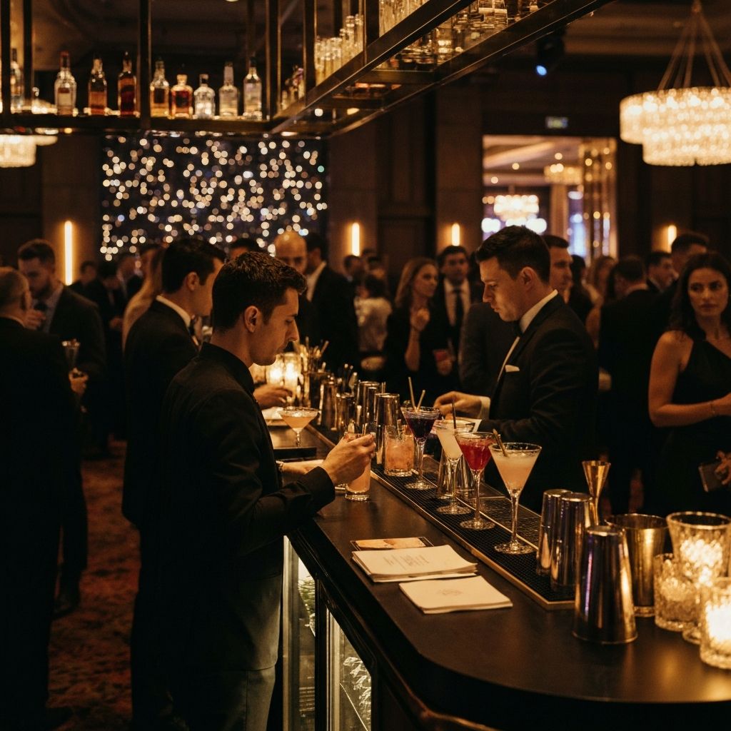 Cocktail Atmosphäre beim Event